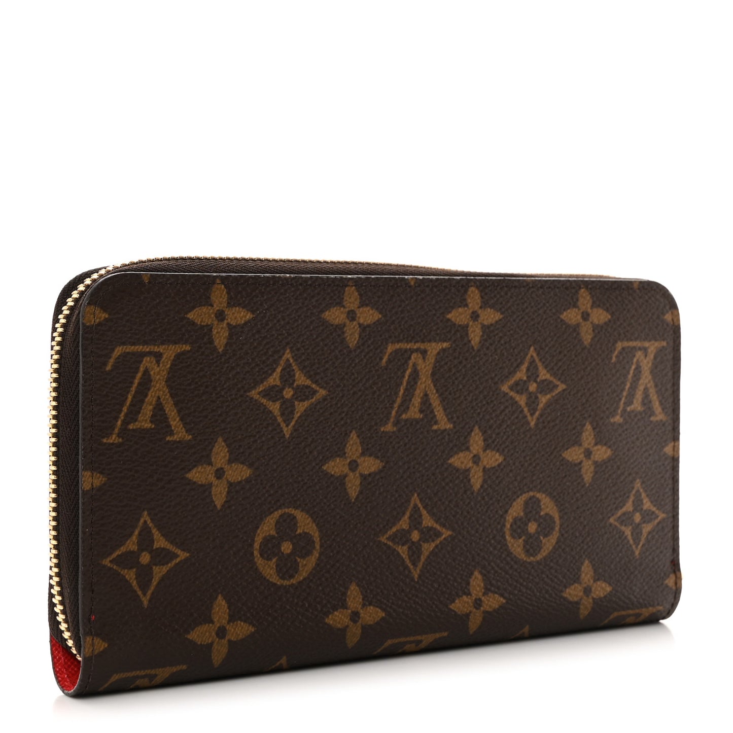 Monogram Zippy Wallet Coquelicot