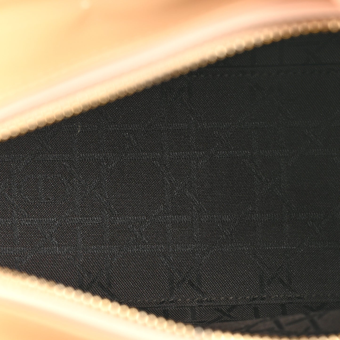 Patent Cannage Medium Lady Dior Beige