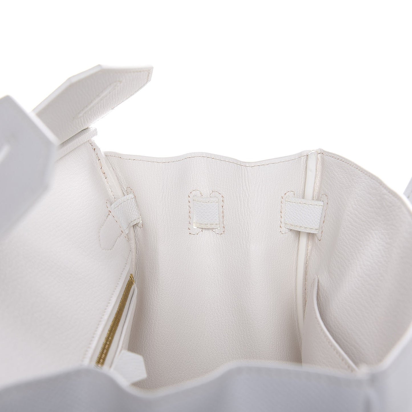 Epsom Birkin 30 Blanc White