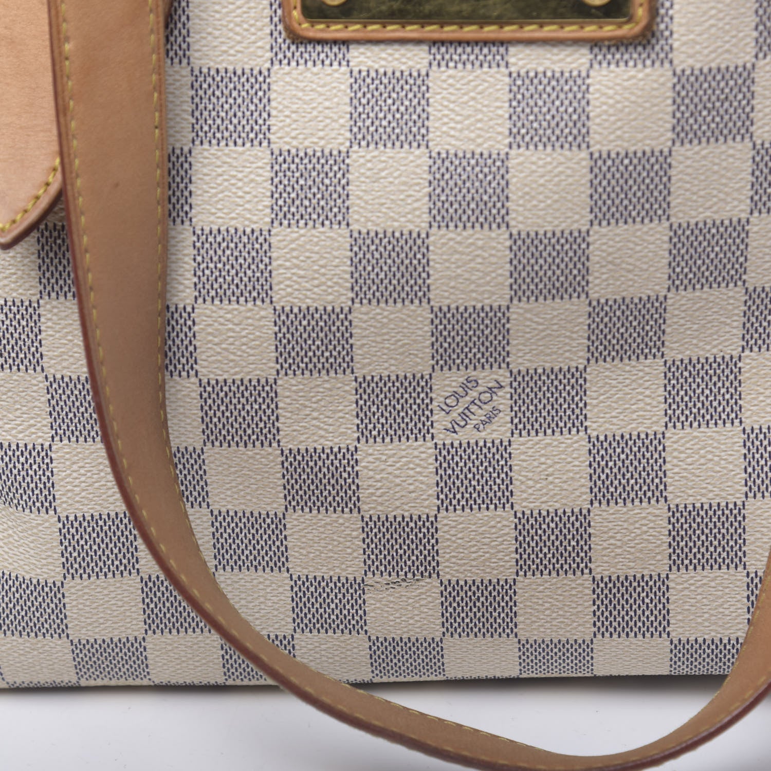 Louis Vuitton Damier Azur Hampstead MM 17 of 17