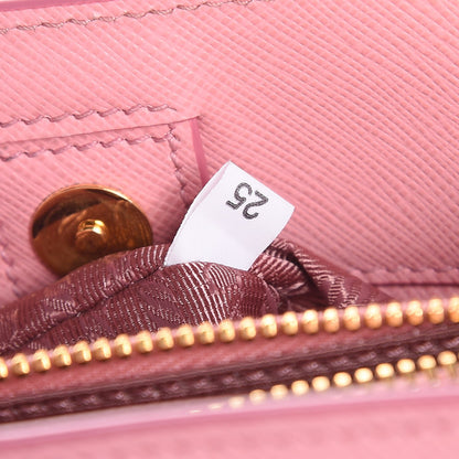 Prada Saffiano Lux Medium Tote Petalo 8 of 15