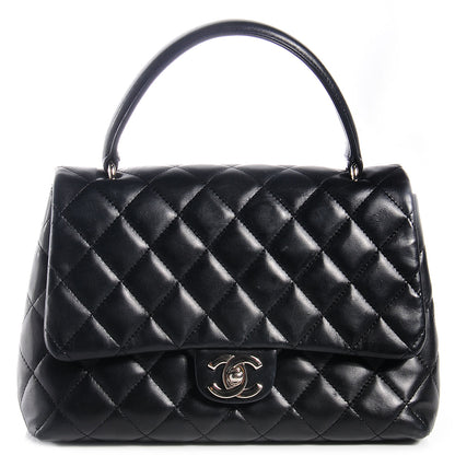 Chanel Lambskin Quilted Kelly Medium Flap Bag Black 1 of 8