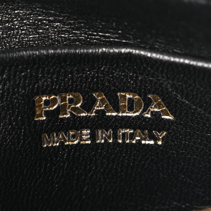 Prada Soft Calfskin Mini Arque Shoulder Bag White 5 of 8
