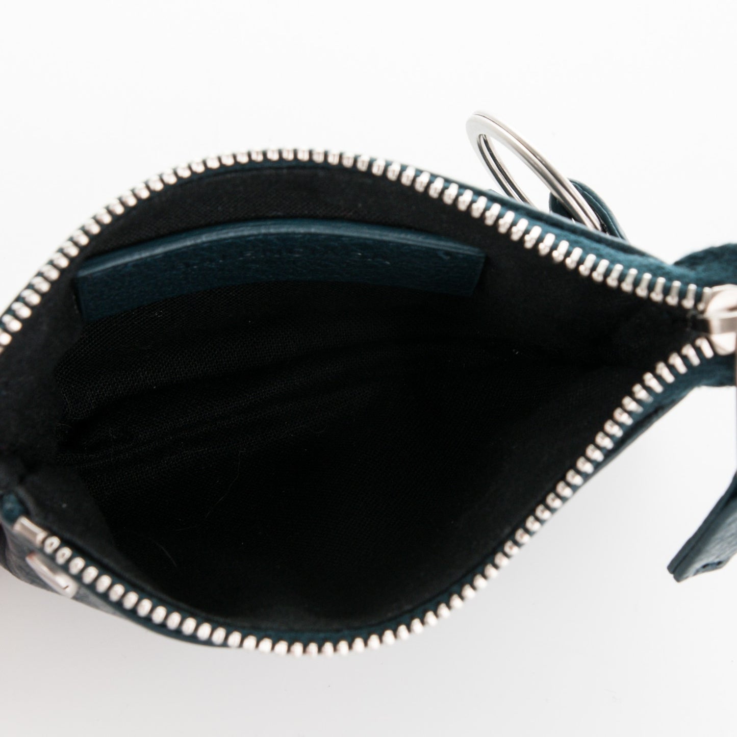 Agneau Arena Classic Hardware Tokyo Wallet Bleu Petrole