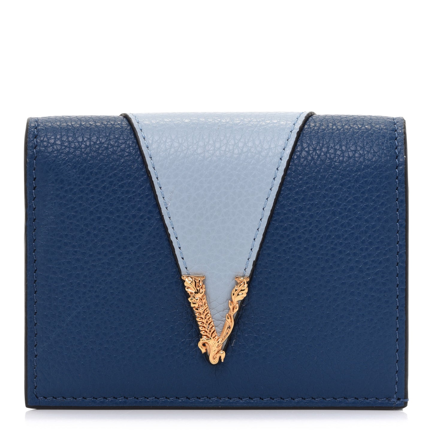 Grained Calfskin Virtus Bifold Wallet