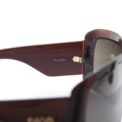 Christian Dior Acetate DiorSo Light 2 Shield Sunglasses Tortoise 5 of 7