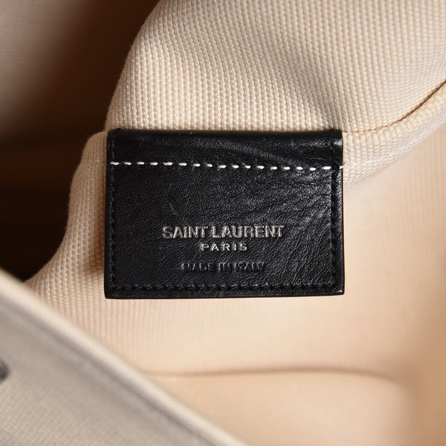 Canvas Beach Shopping East West Tote Ecru