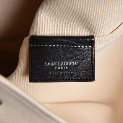 Saint Laurent Canvas Beach Shopping East West Tote Ecru 6 of 20