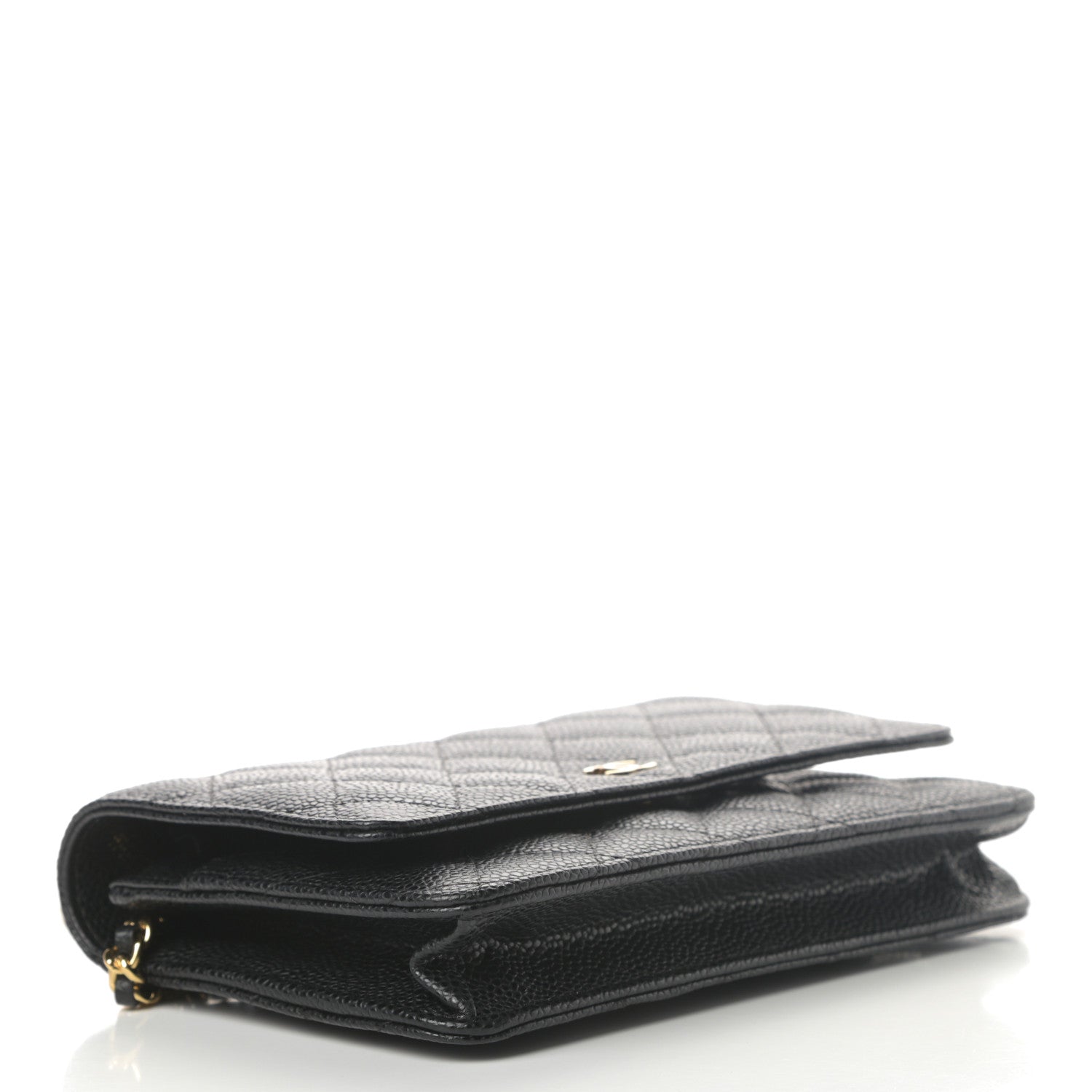 Chanel Caviar Quilted Wallet On Chain WOC Black 4 of 12