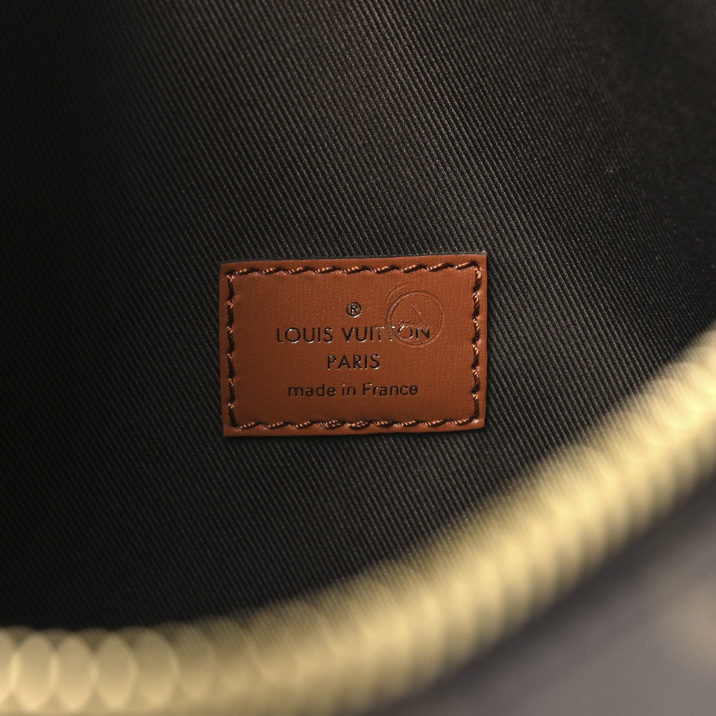 Reverse Monogram Loop Hobo