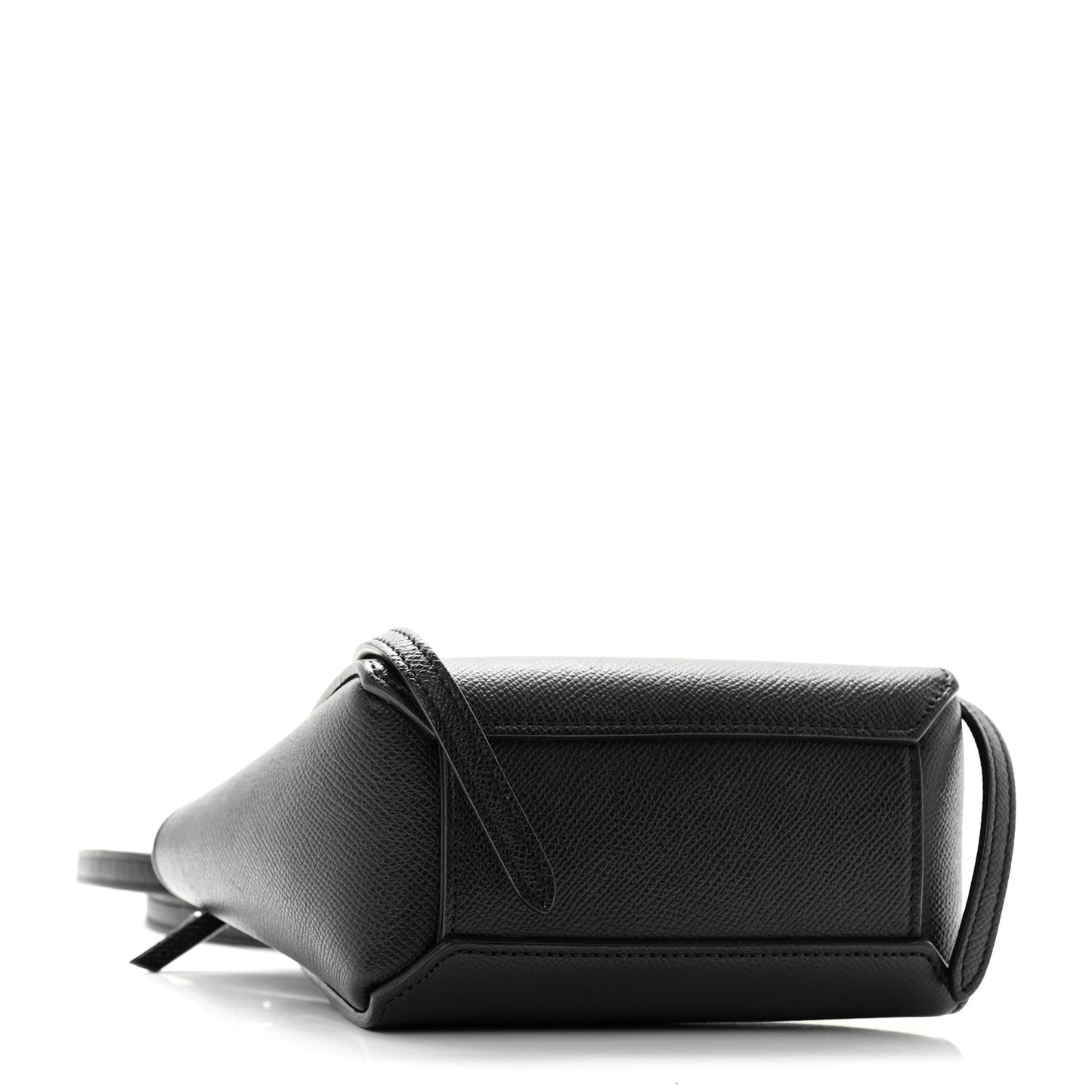 Grained Calfskin Pico Belt Bag Black