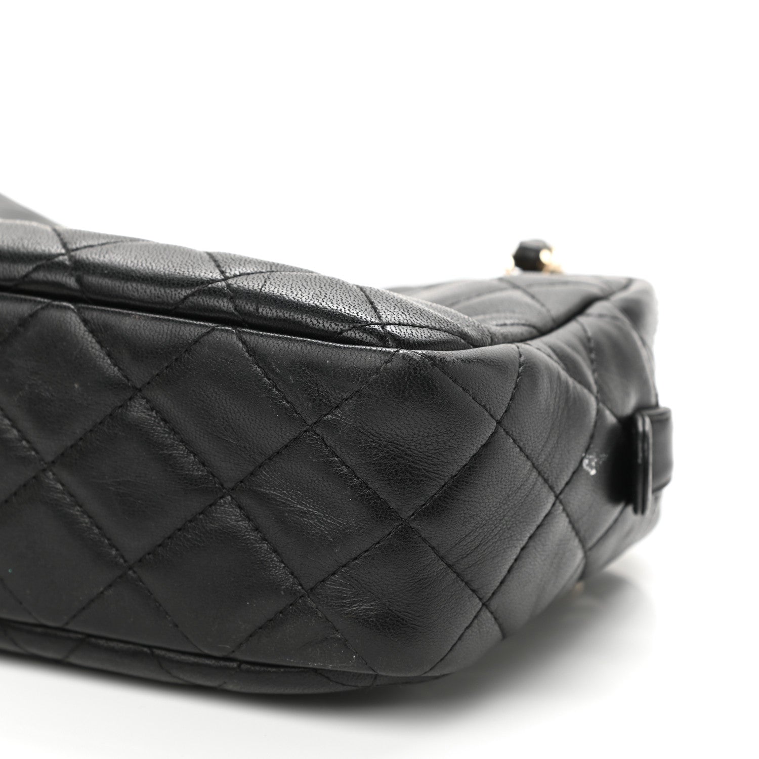Chanel Lambskin Quilted Camera Bag Black 6 of 12