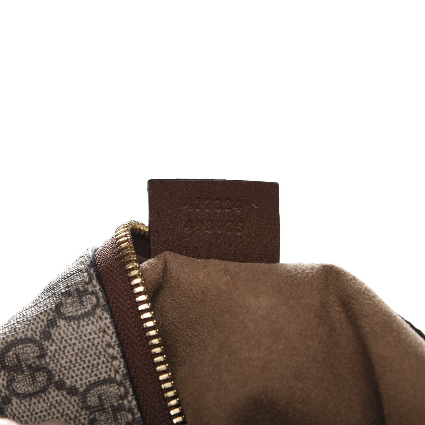 GG Supreme Monogram Large Linea A Hobo Light Brown