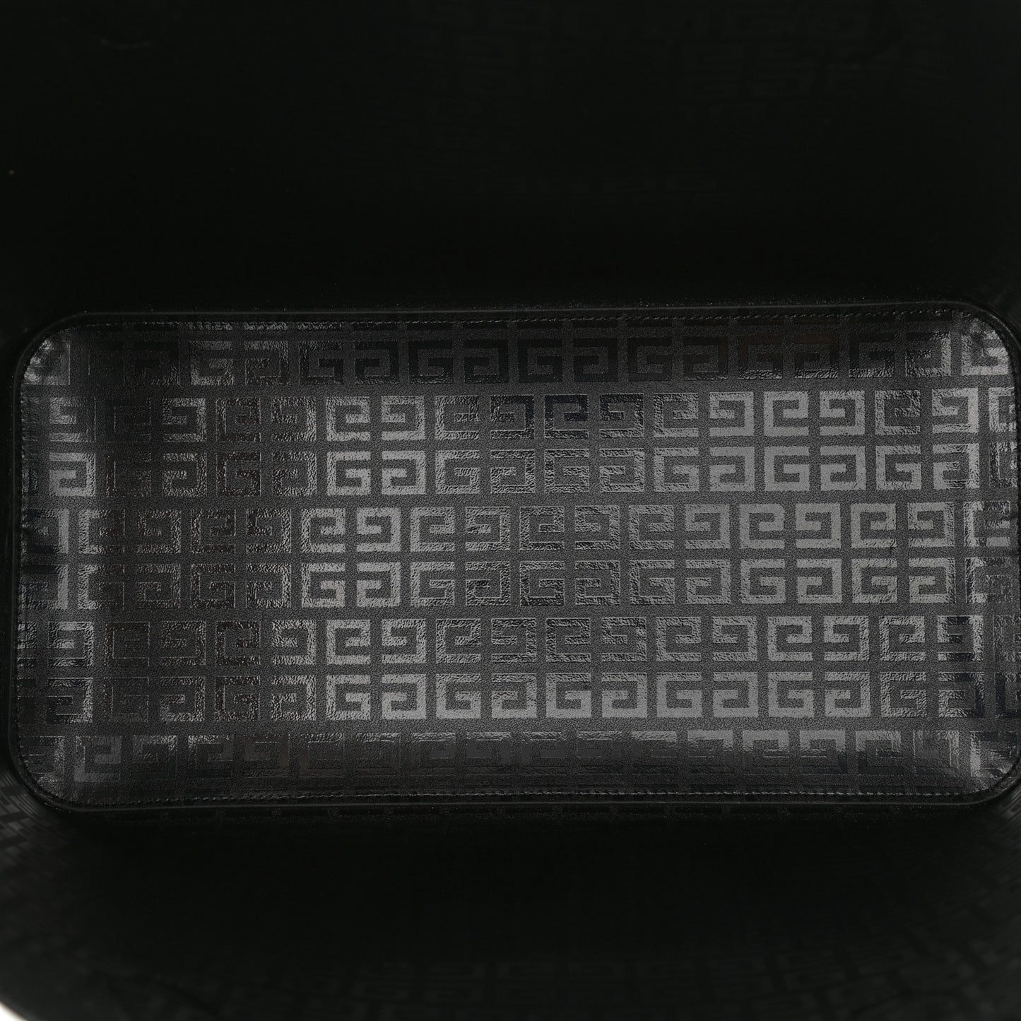 Smooth Calfskin Logo Tote Black