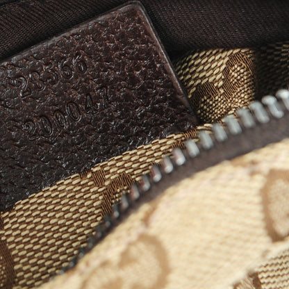 Gucci GG Monogram Double Pocket Belt Bag Dark Brown 7 of 7