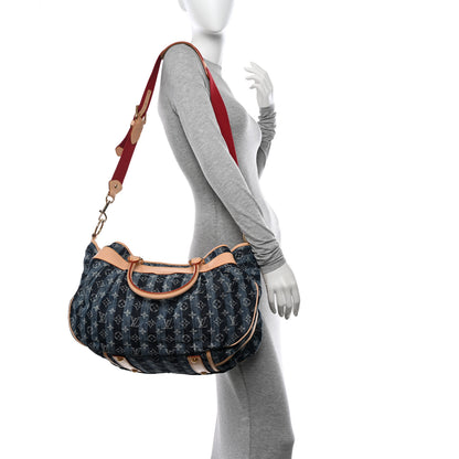 Louis Vuitton Denim Raye Cabas GM 2 of 14