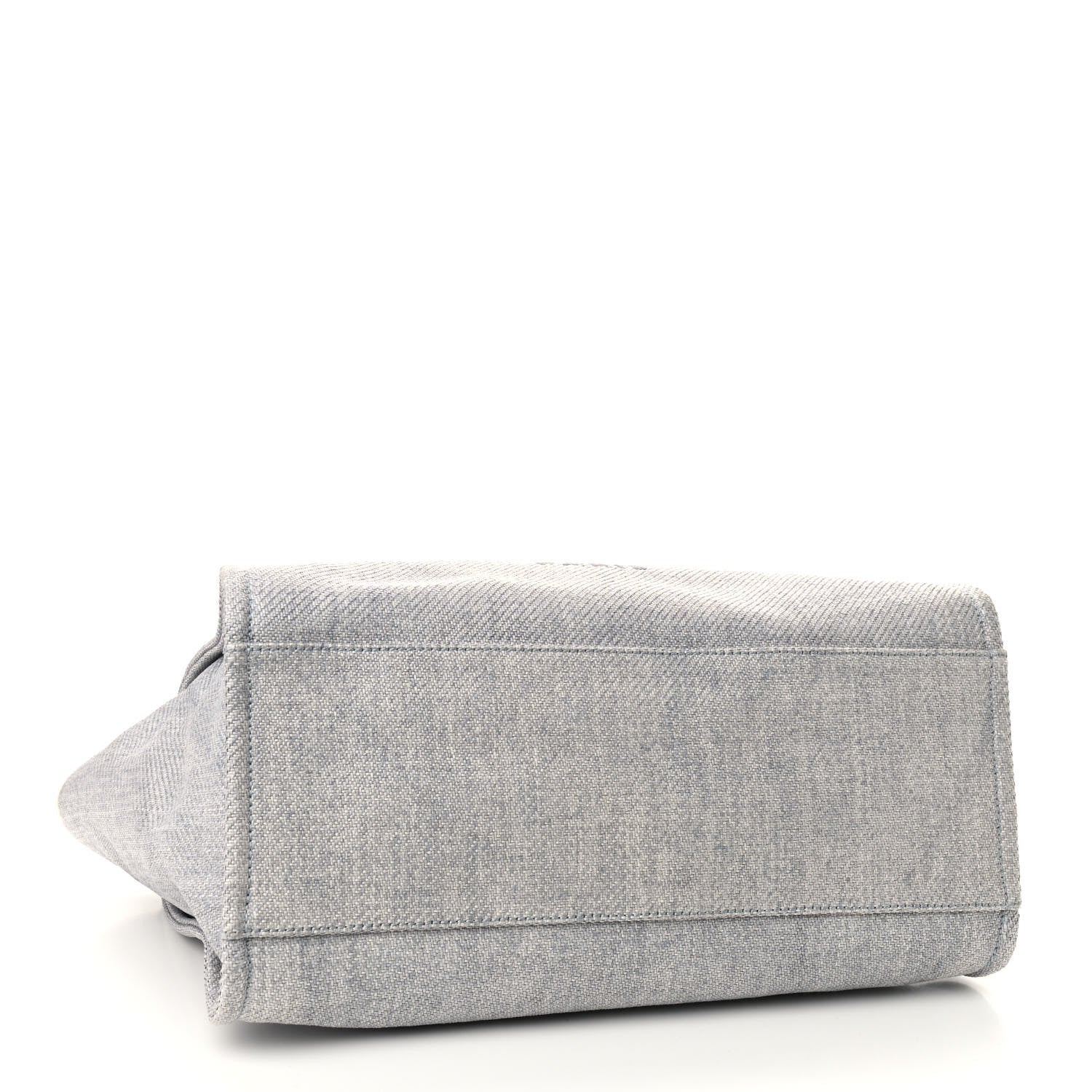 Chanel Canvas Medium Deauville Tote Denim Blue 4 of 9