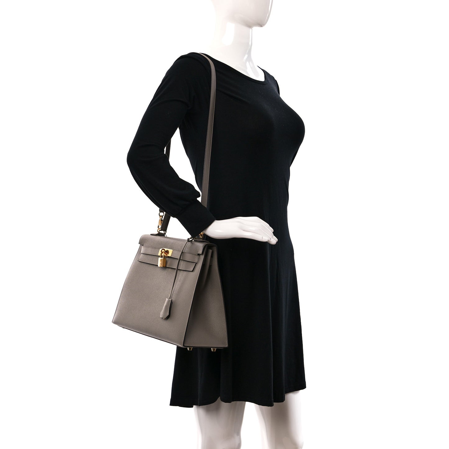 Epsom Kelly Sellier 32 Gris Asphalt