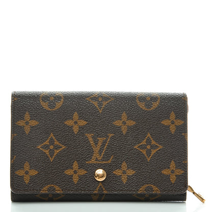 Louis Vuitton Monogram Porte-Monnaie Tresor Wallet 1 of 9