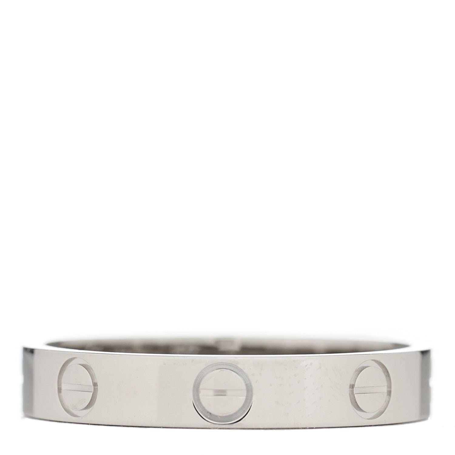 Cartier Platinum 3.5mm LOVE Wedding Band Ring 57 8 1 of 3
