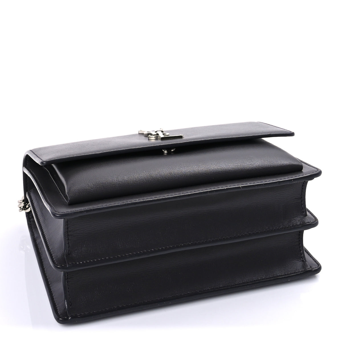 Saint Laurent Calfskin Medium Monogram Sunset Fog 3 of 8