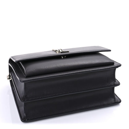 Saint Laurent Calfskin Medium Monogram Sunset Fog 3 of 8