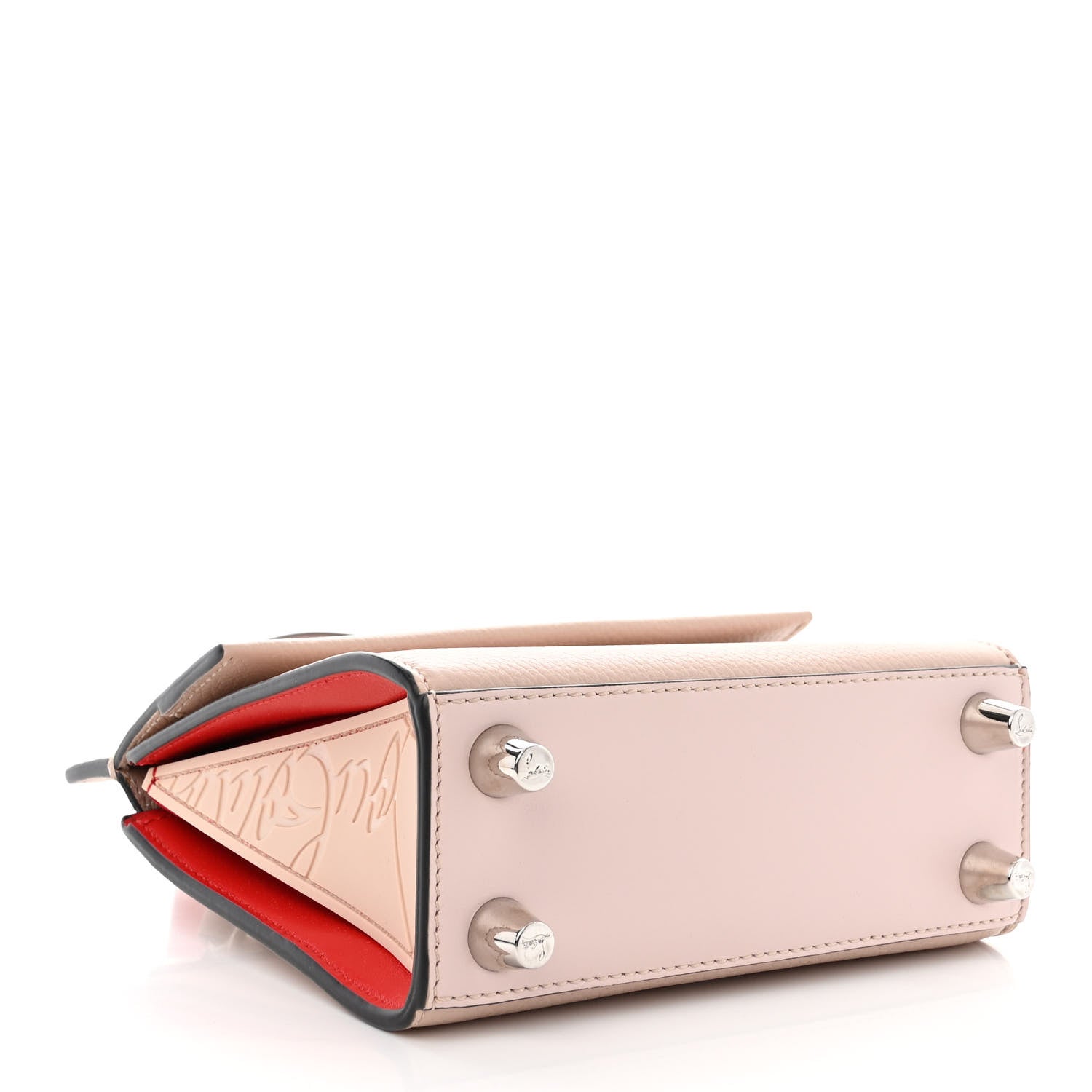 Christian Louboutin Calfskin Paloma Mini Empire Tote Rose de Chine 4 of 14