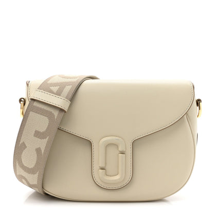 Marc Jacobs Calfskin Large The Covered J Marc Saddle Cloud White 1 of 7