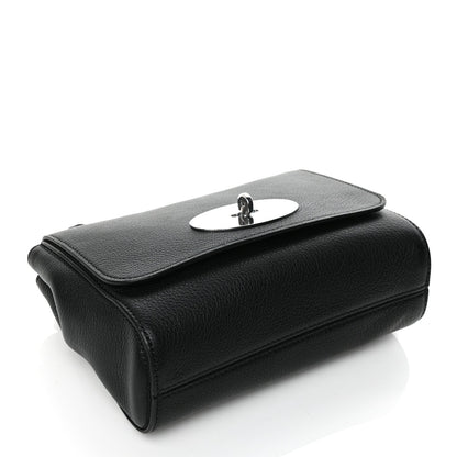 Mulberry Glossy Goatskin Small Lily Flap Black 3 of 11