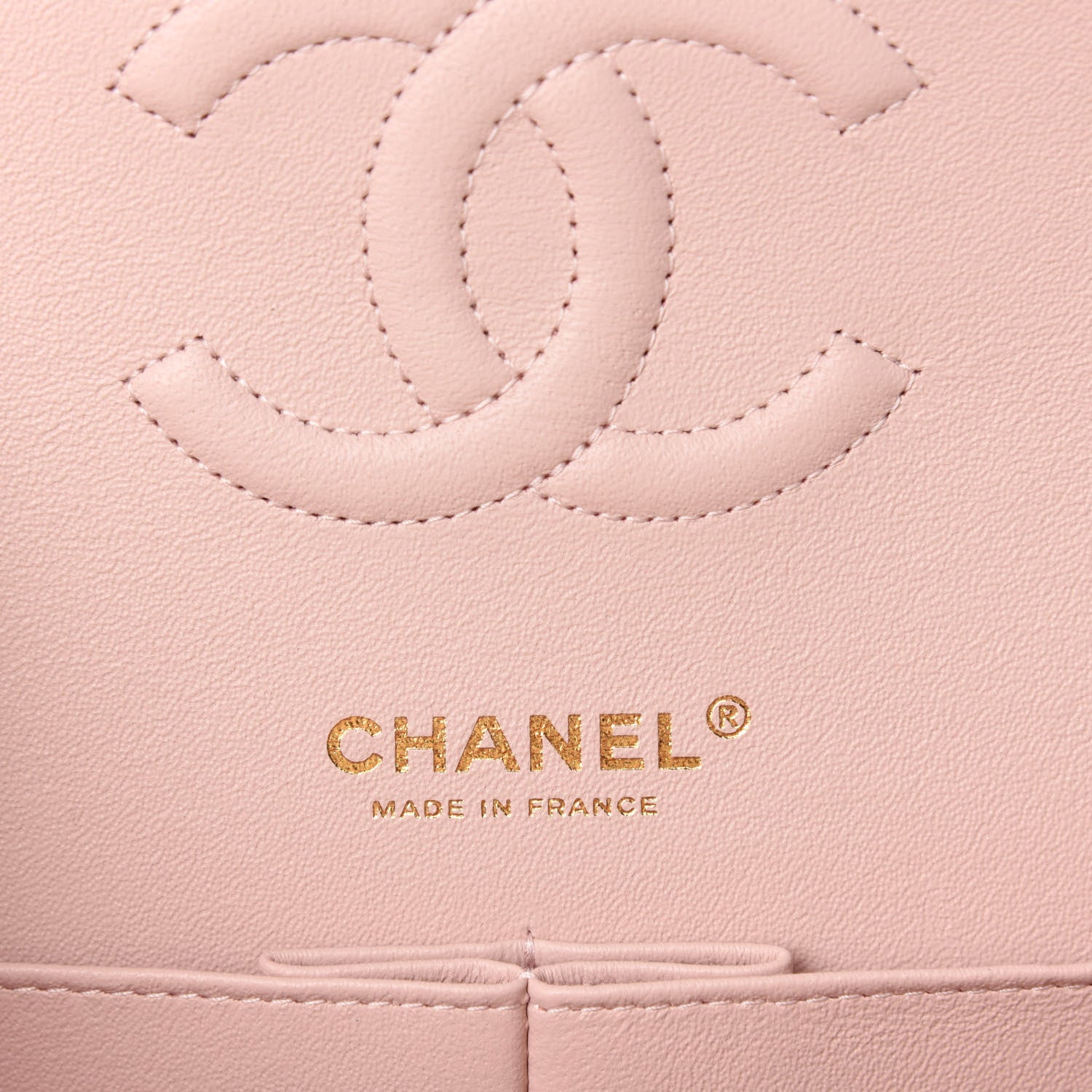 Chanel Caviar Quilted Medium Double Flap Light Pink 8 of 11