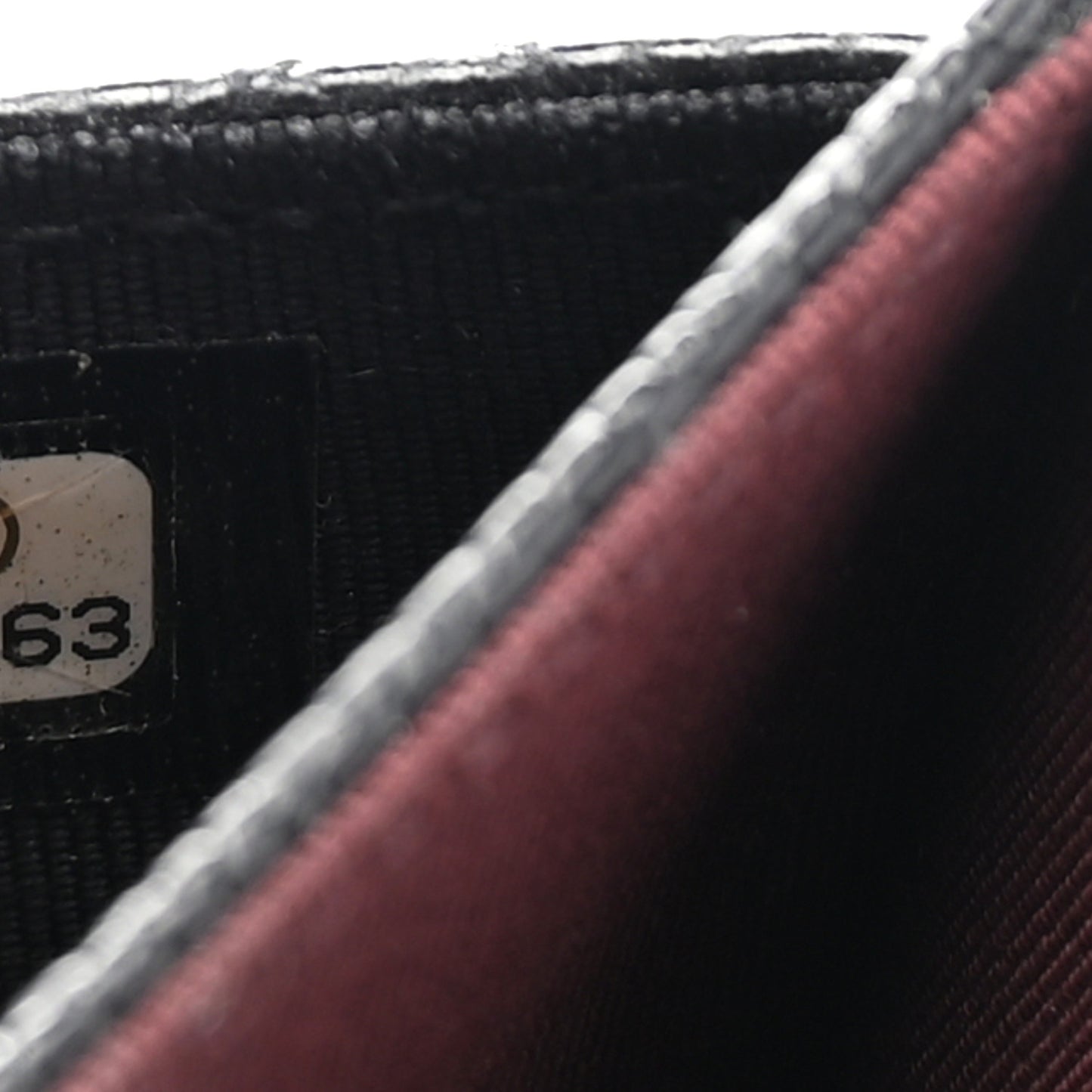 Caviar Quilted Flap Card Holder Black