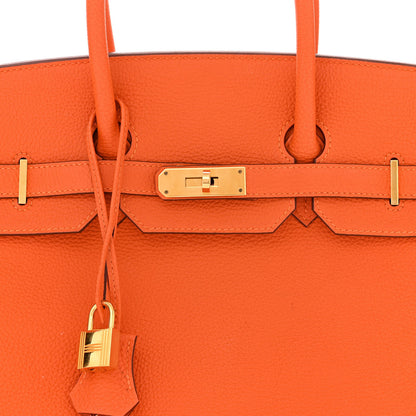 Hermes Togo Birkin 35 Orange 8 of 16