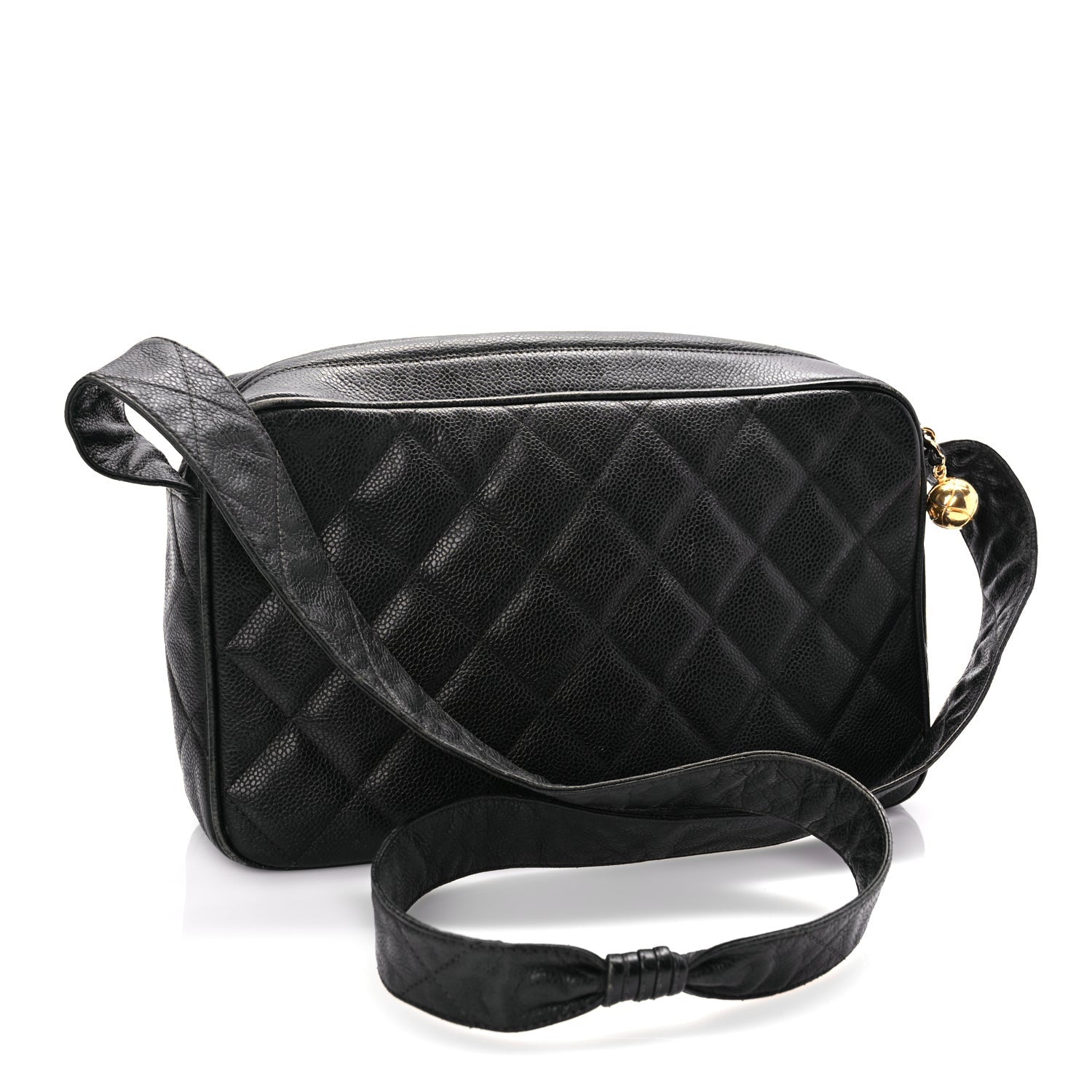 Chanel Caviar Quilted Flap Shoulder Bag Black 2 of 9