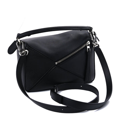 Loewe Calfskin Small Puzzle Bag Black 2 of 8