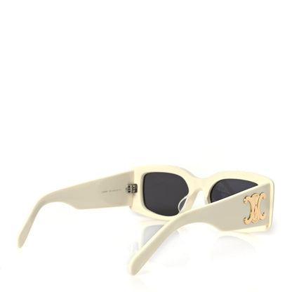 Celine Acetate Triomphe XL 01 Sunglasses CL40282U Ivory 4 of 7