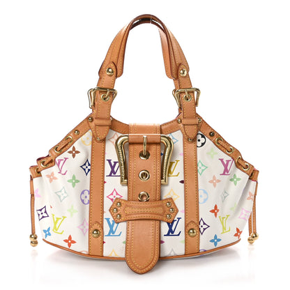 Louis Vuitton Monogram Multicolor Theda GM White 1 of 8