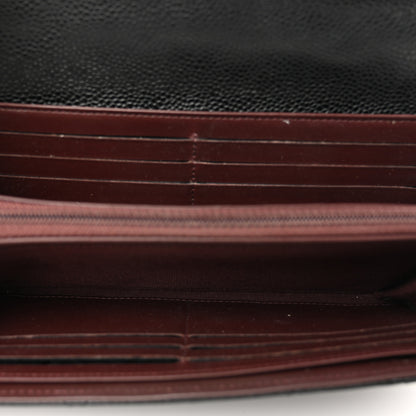 Chanel Caviar Quilted Large Flap Wallet Black 5 of 10