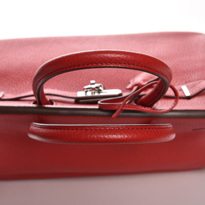 Hermes Togo Birkin 35 Rouge Casaque 27 of 29