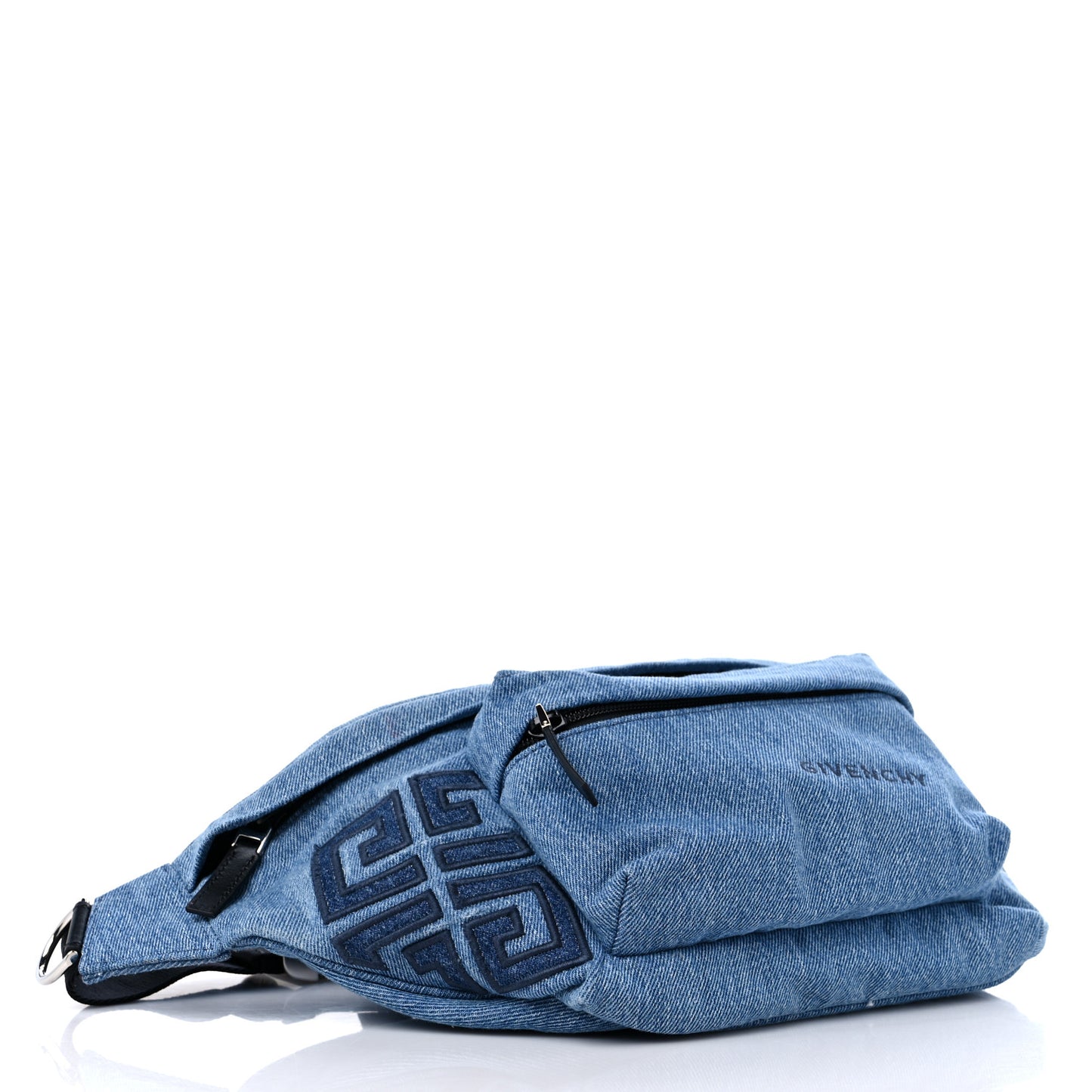 Essential U Denim Belt Bag Light Blue