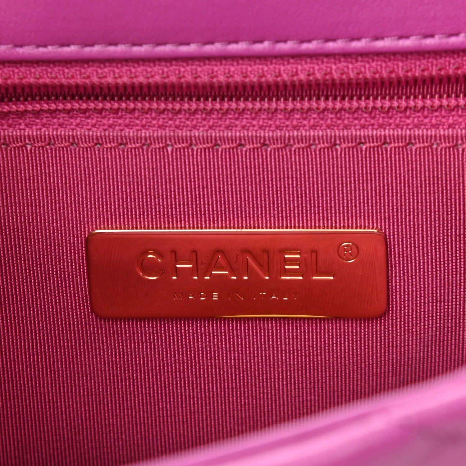 Chanel Lambskin Quilted Medium Chanel 19 Flap Purple 6 of 10