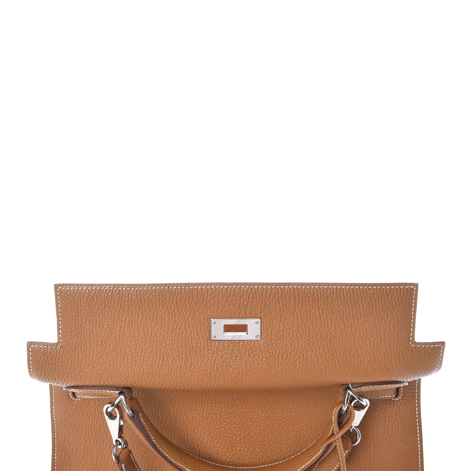 Hermes Chevre De Coromandel Kelly Sellier 32 Gold 9 of 38