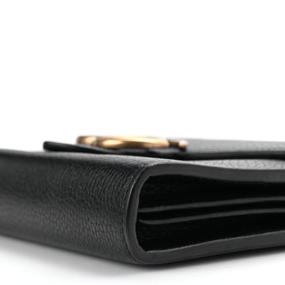 Gucci Calfskin GG Marmont Chain Wallet Black 9 of 9