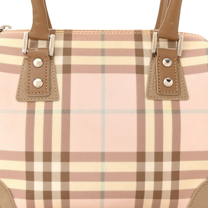 Burberry Candy Check Small Tote Pink 8 of 15