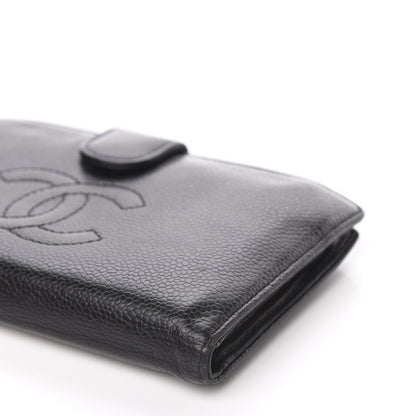 Chanel Caviar Timeless CC French Wallet Black 9 of 14