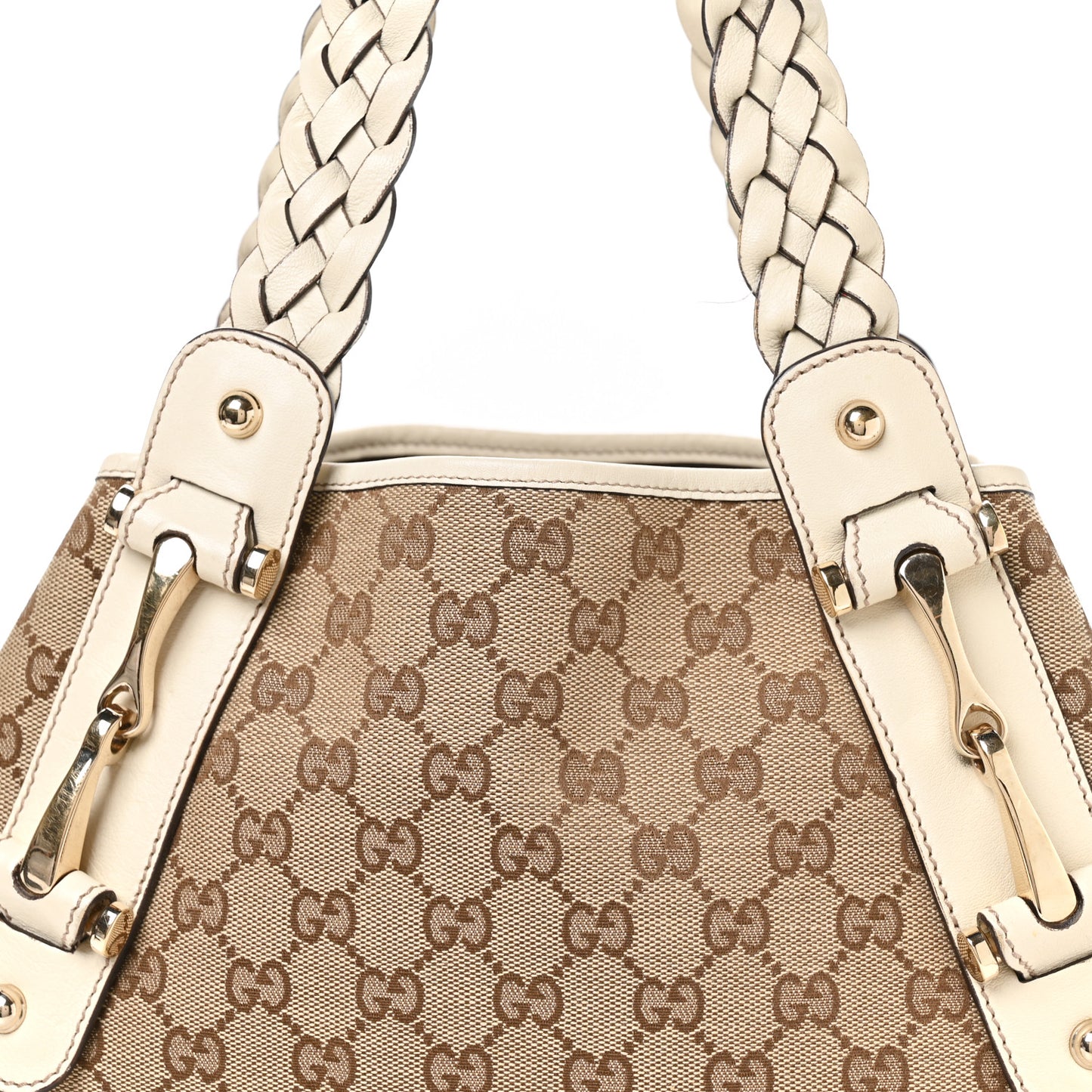 Monogram Small Pelham Shoulder Bag Off White