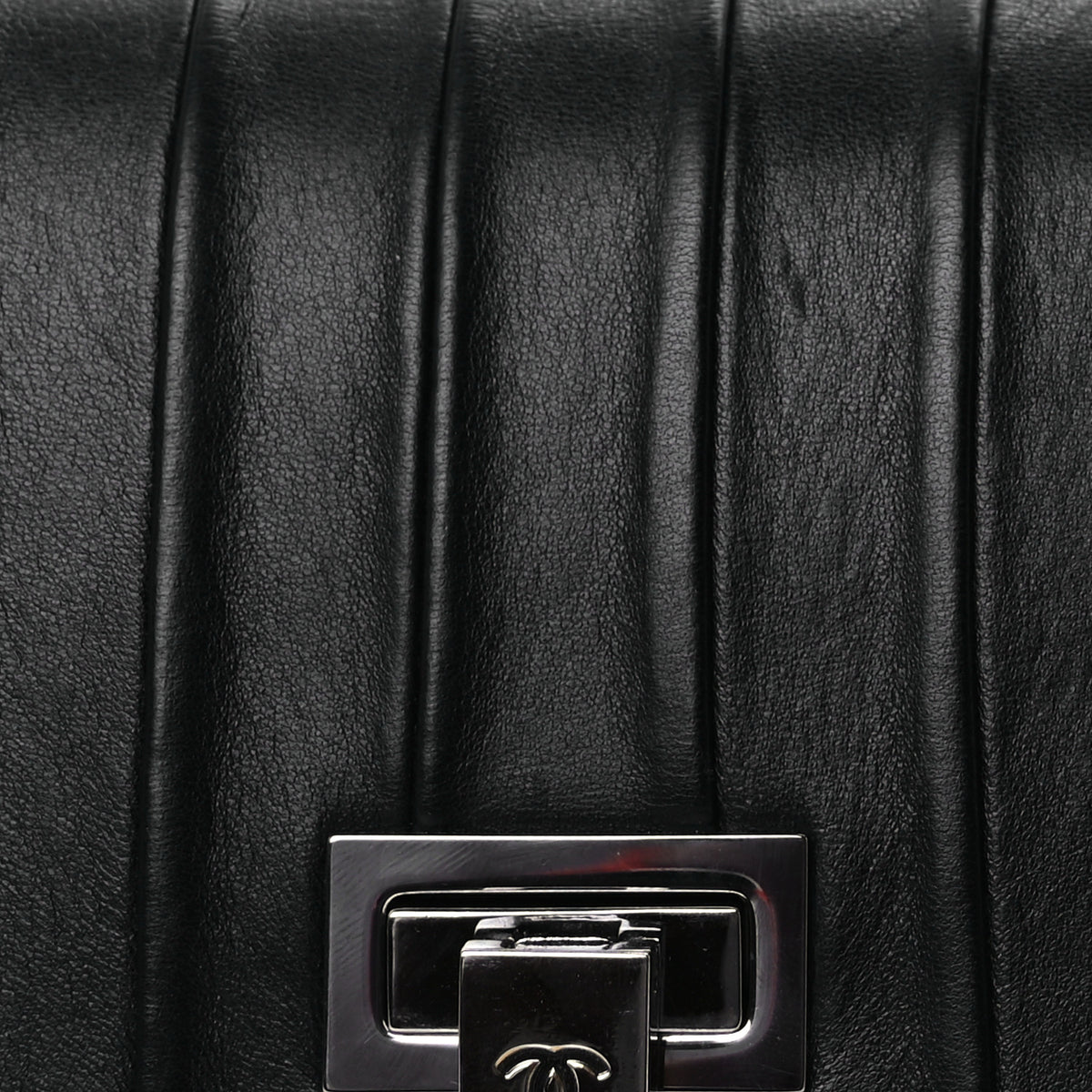 Chanel Lambskin Vertical Quilt Small Accordion Flap Black 6 of 8