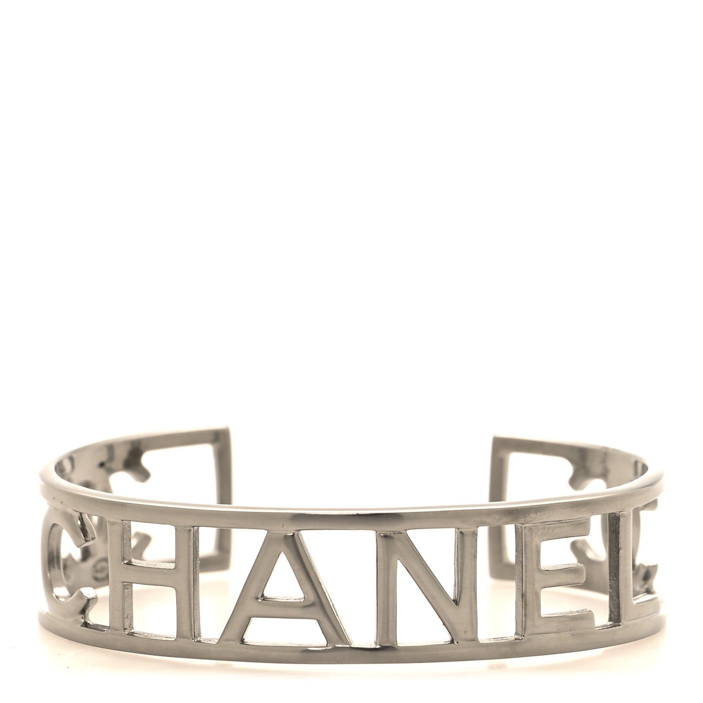 Ruthenium Logo Cuff Bracelet