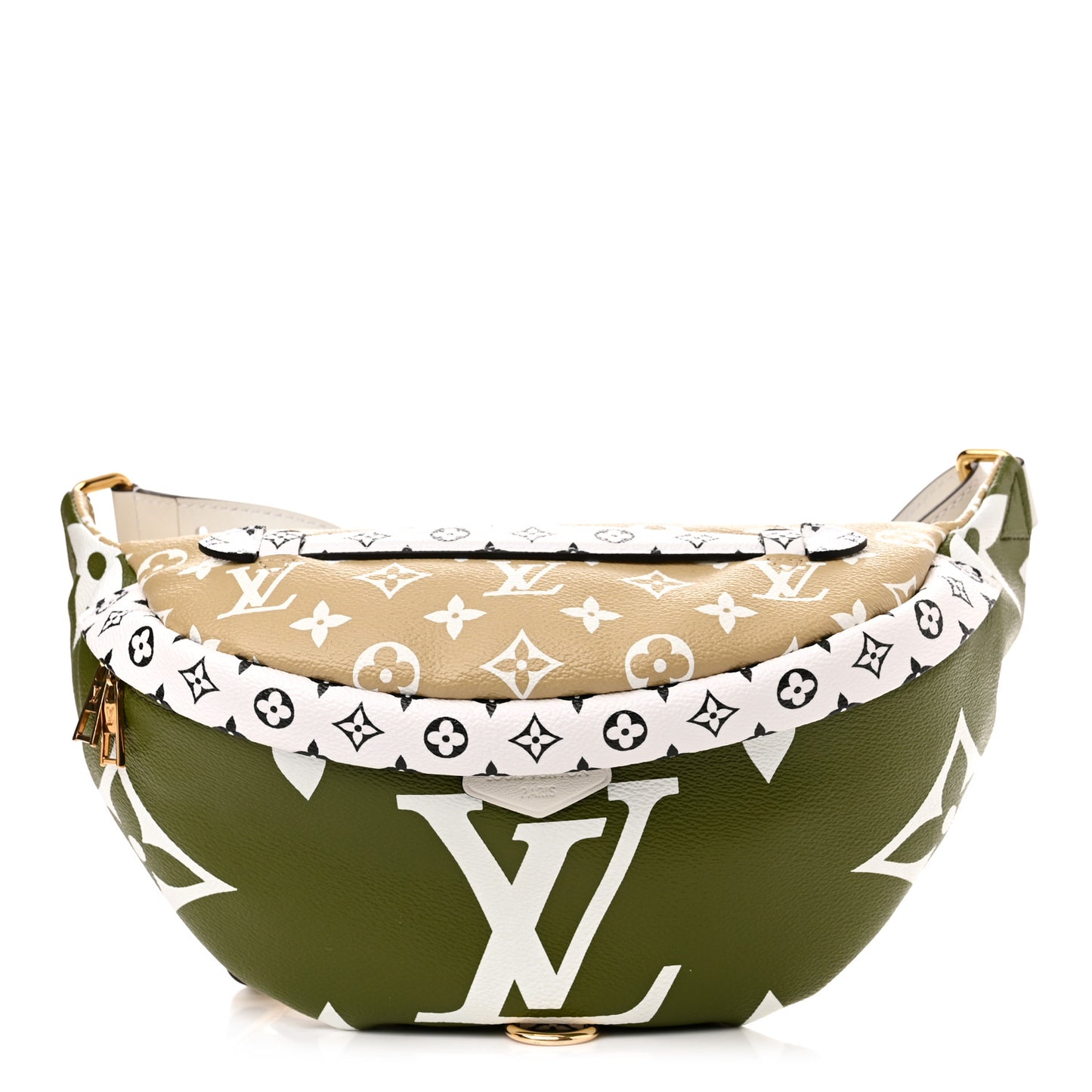 Monogram Giant Bumbag Kaki Beige