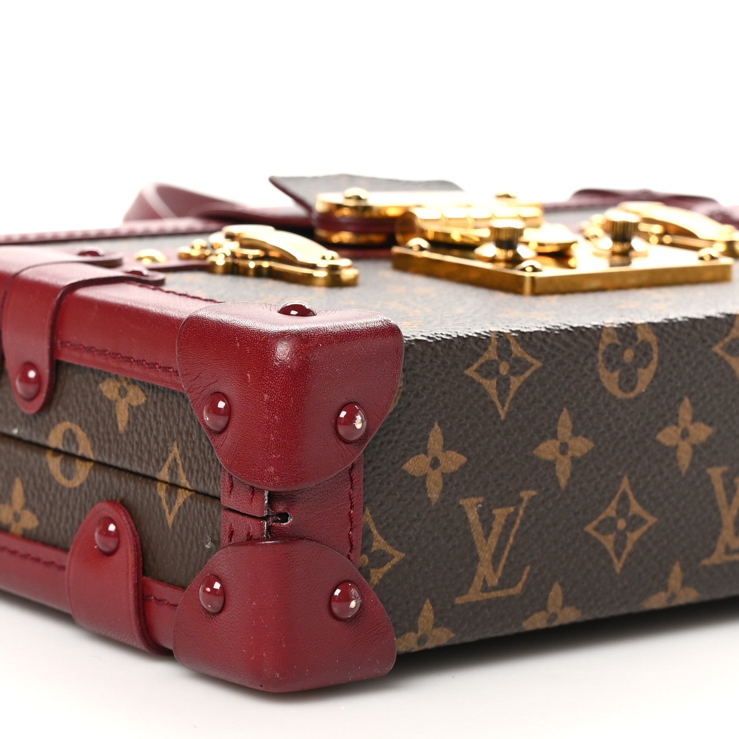 Louis Vuitton Monogram Petite Malle Bordeaux 8 of 12
