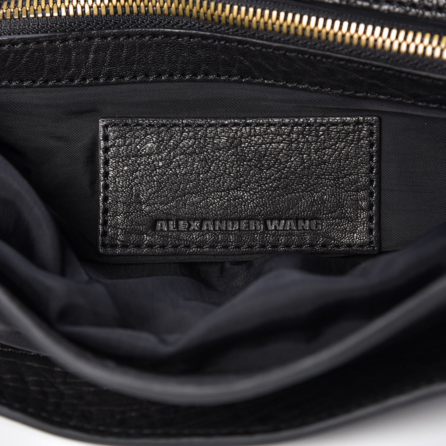 Pebbled Lambskin Studded Betty Bag Black